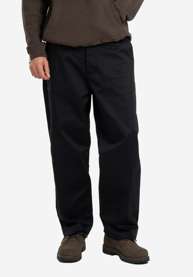 Loose Flex Chino PC deepblack Vorderansicht