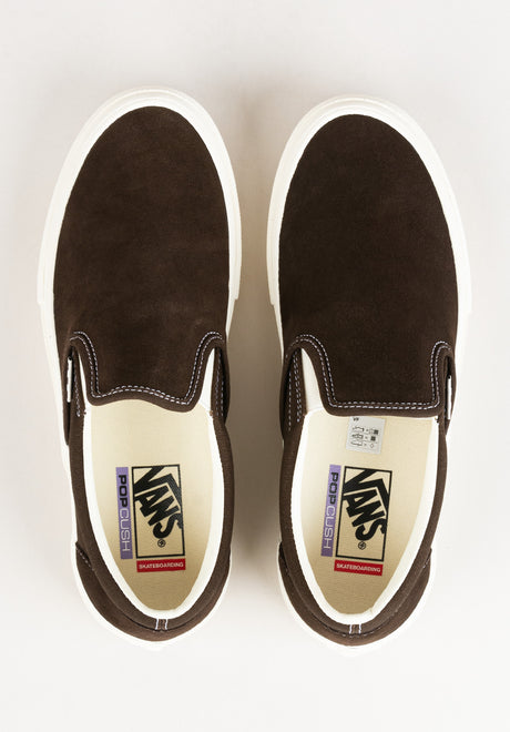 Skate Slip-On chocolate-brown Closeup2
