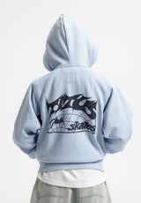 Heritage Clean Zip  heavenbluefaded Rueckenansicht