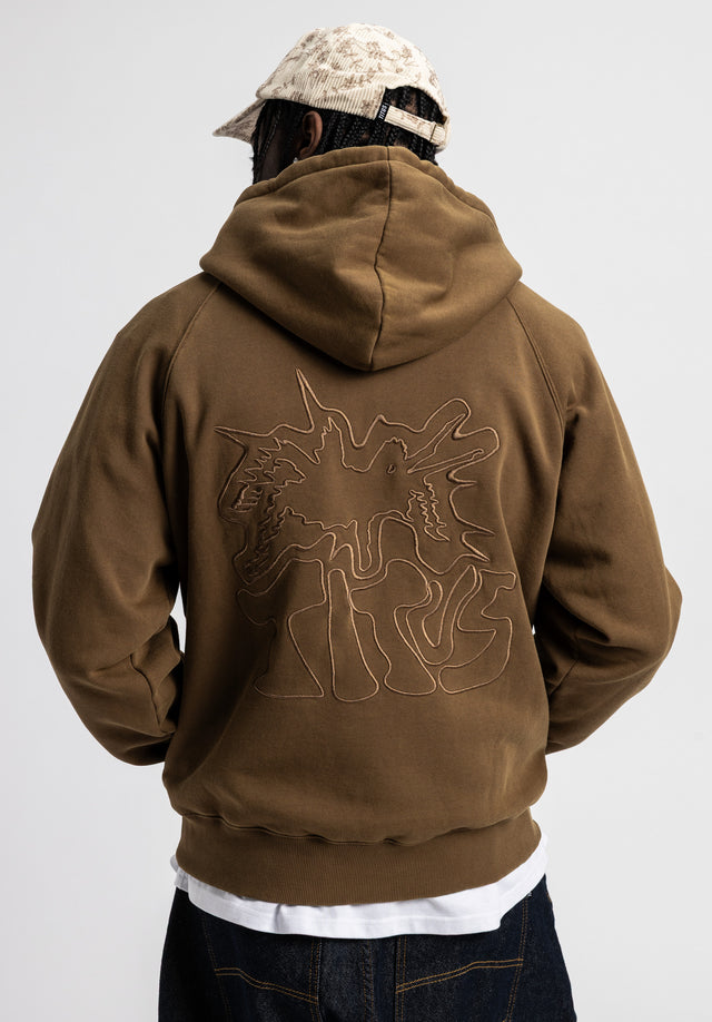 Spider olivefaded Vorderansicht