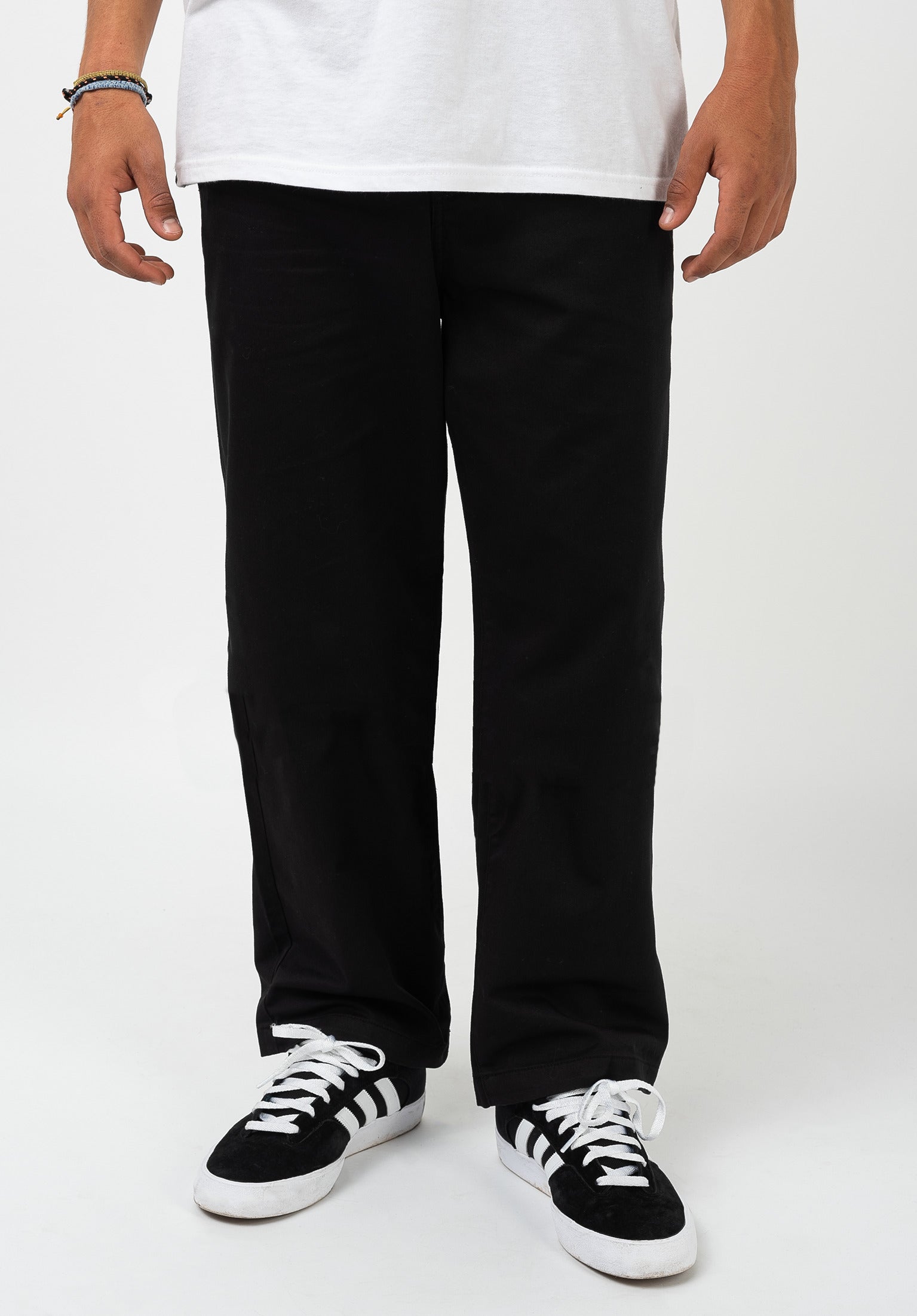 Regular Chino TITUS Chino- / Cloth pants in black for men