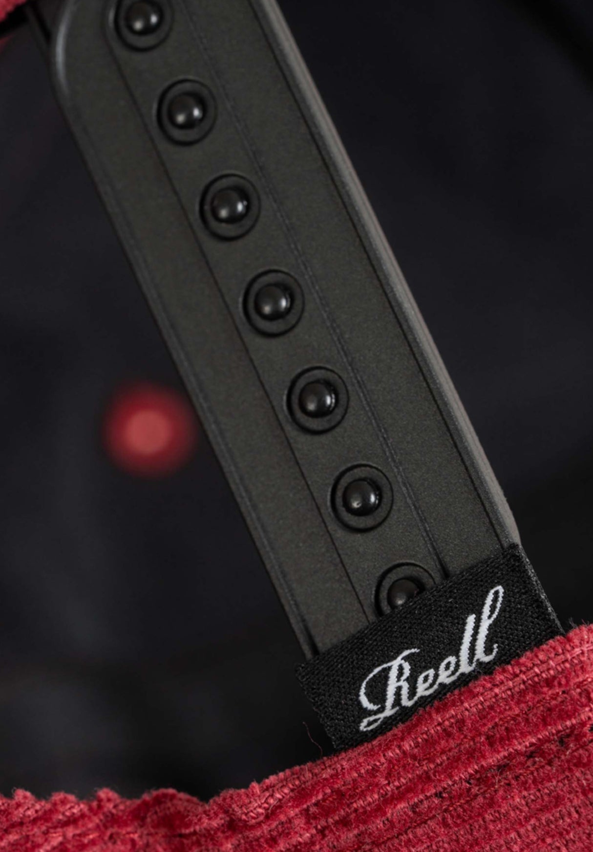 Single Script Cap darkred-cord Rueckenansicht