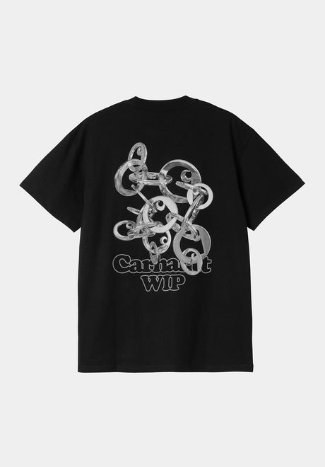 Linked Charms black-silver Rueckenansicht
