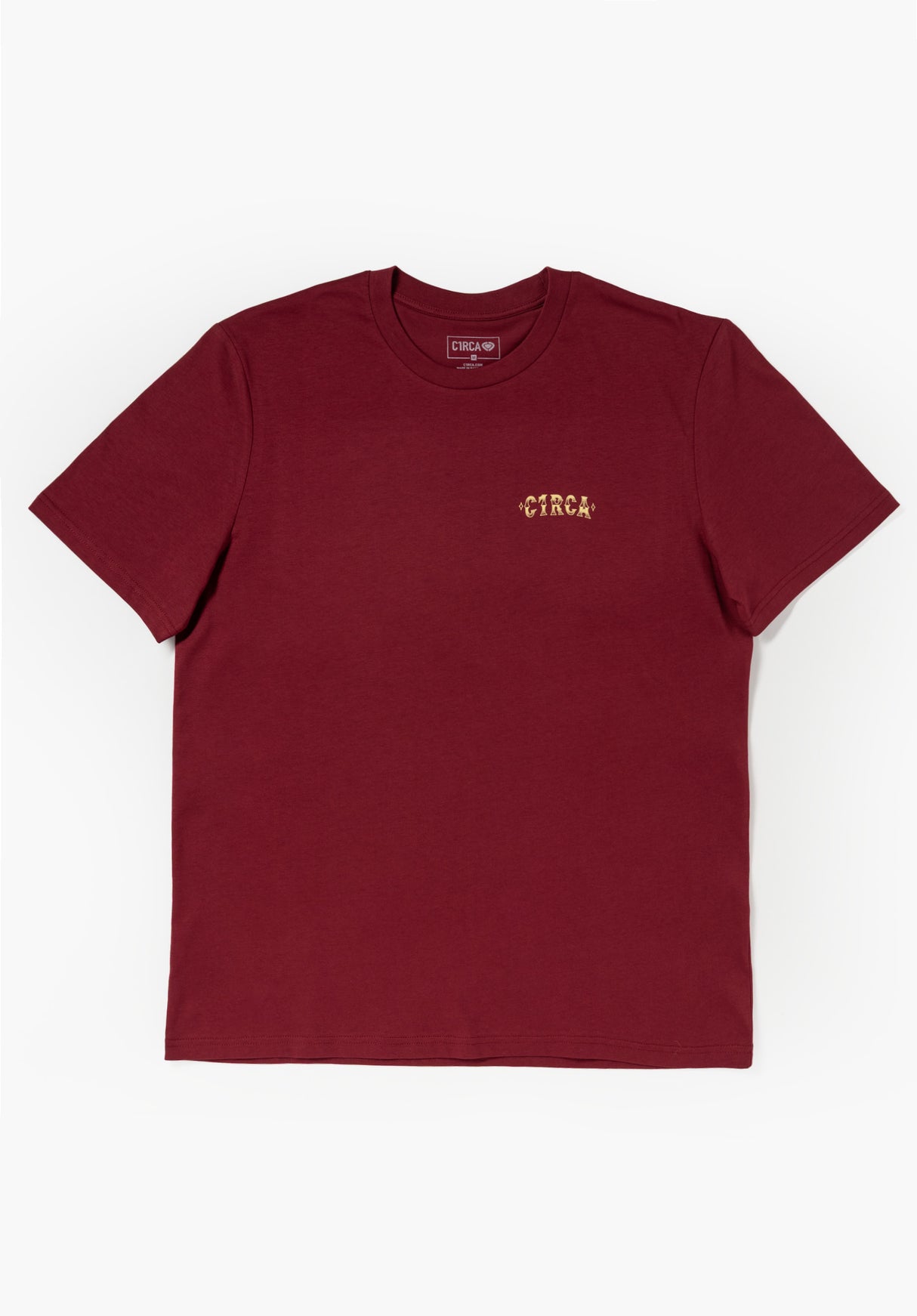 Golden Dragon Tee burgundy Rueckenansicht