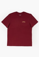 Golden Dragon Tee burgundy Rueckenansicht