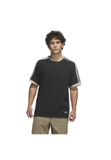 adidas-skateboarding FSBS Ringer T-Shirt black-khaki – Front view