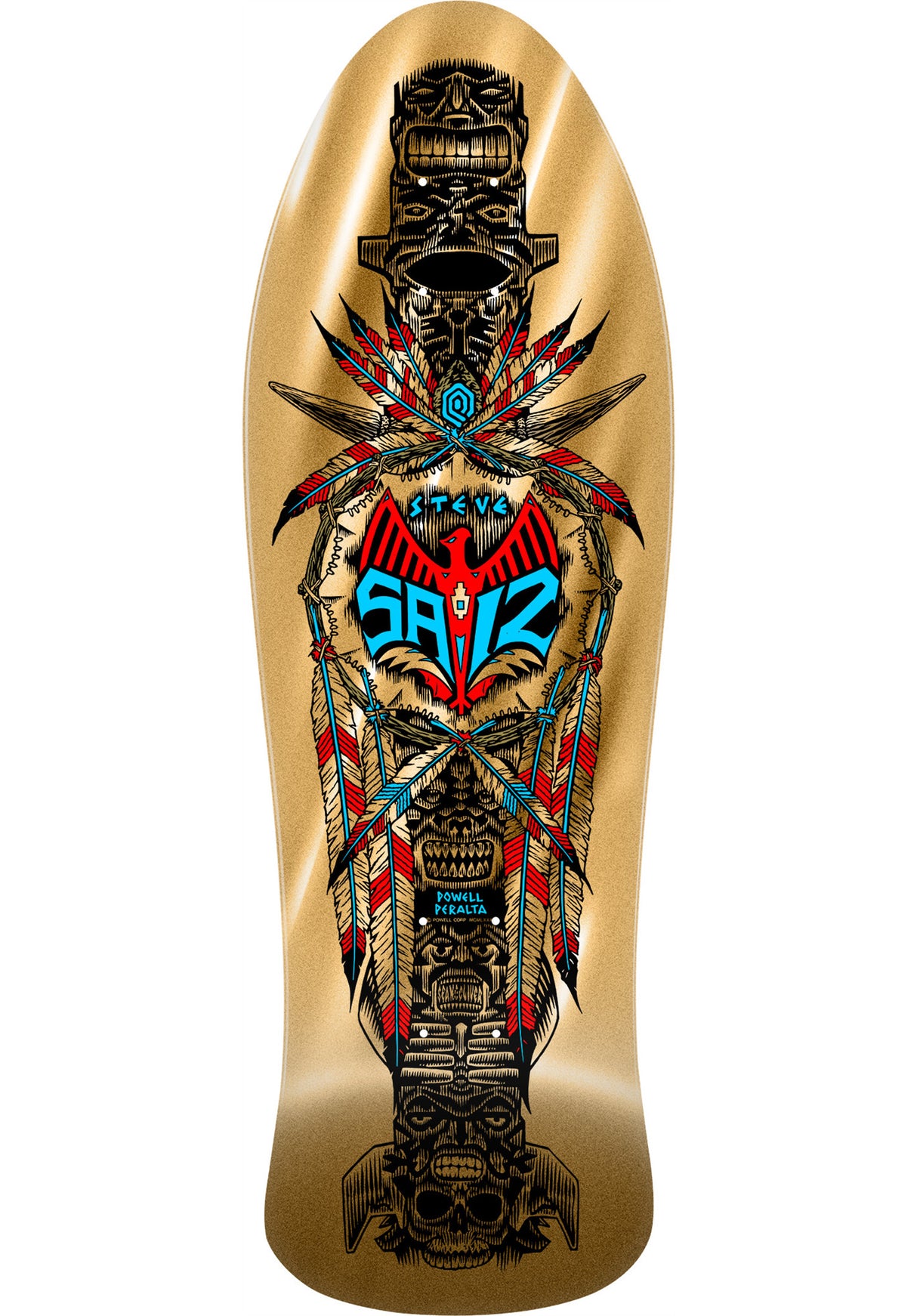 Steve Saiz Totem gold-foil Vorderansicht