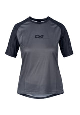 Waft Jersey Woman black-coal Vorderansicht