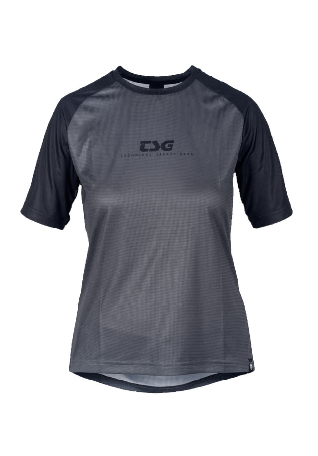 Waft Jersey Woman black-coal Vorderansicht