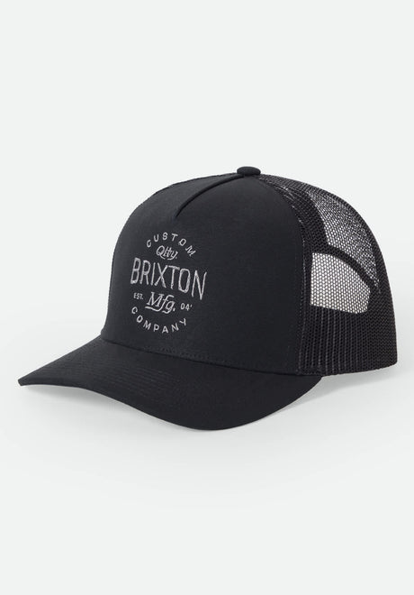 Brixton Fremont C NP MP Trucker Gorra black-black – Vista frontal