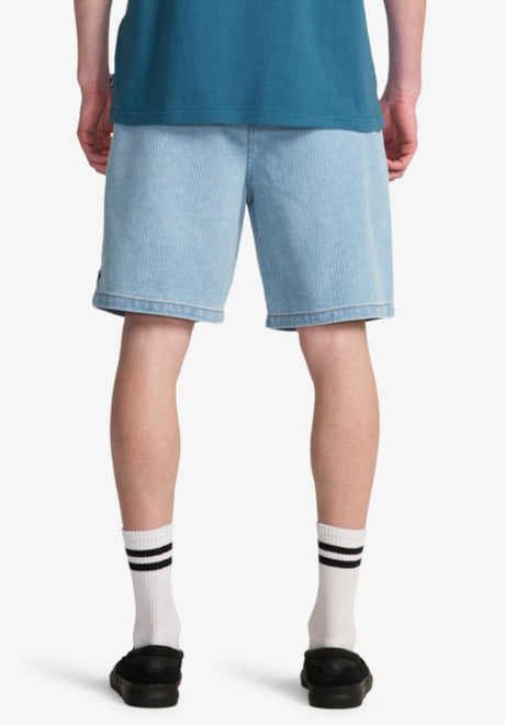 Larry Cord Denim bleach Rueckenansicht