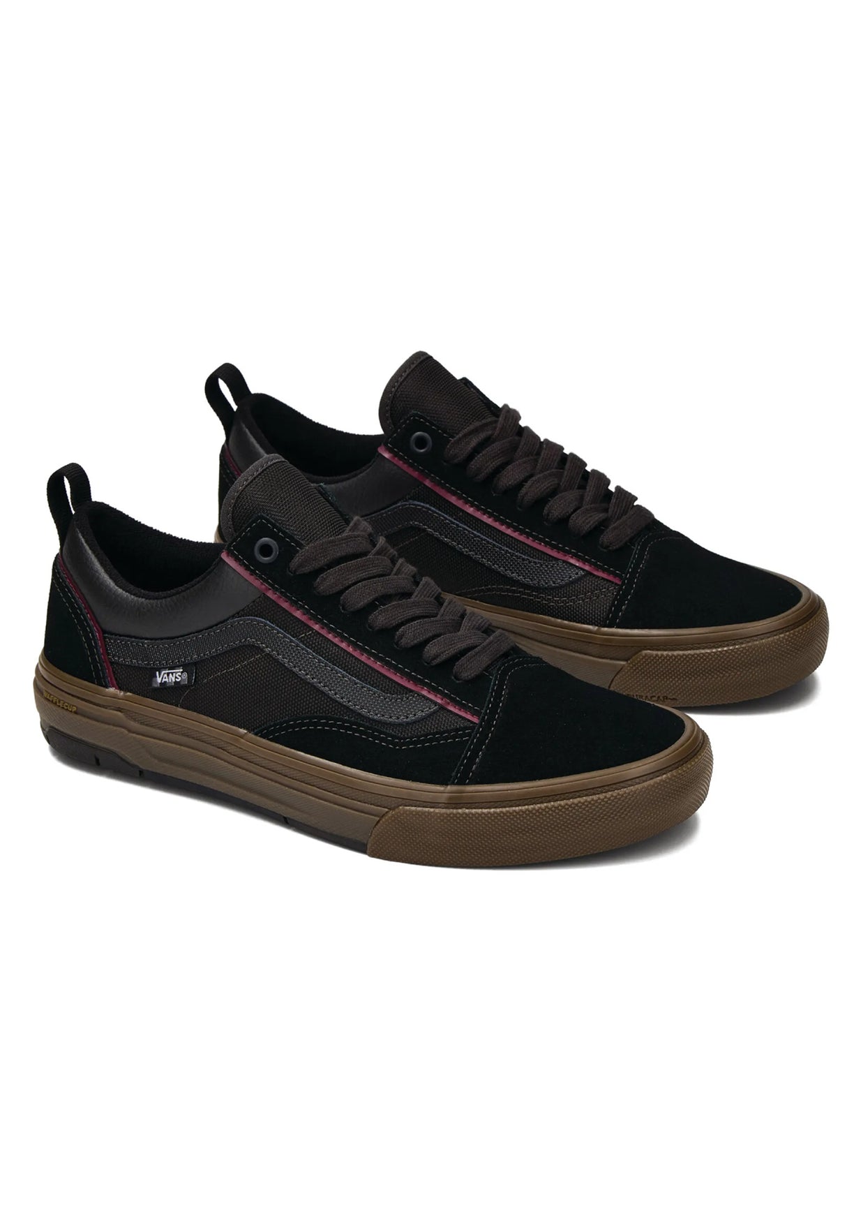 Skate Old Skool Wafflecup black-darkgum Rueckenansicht