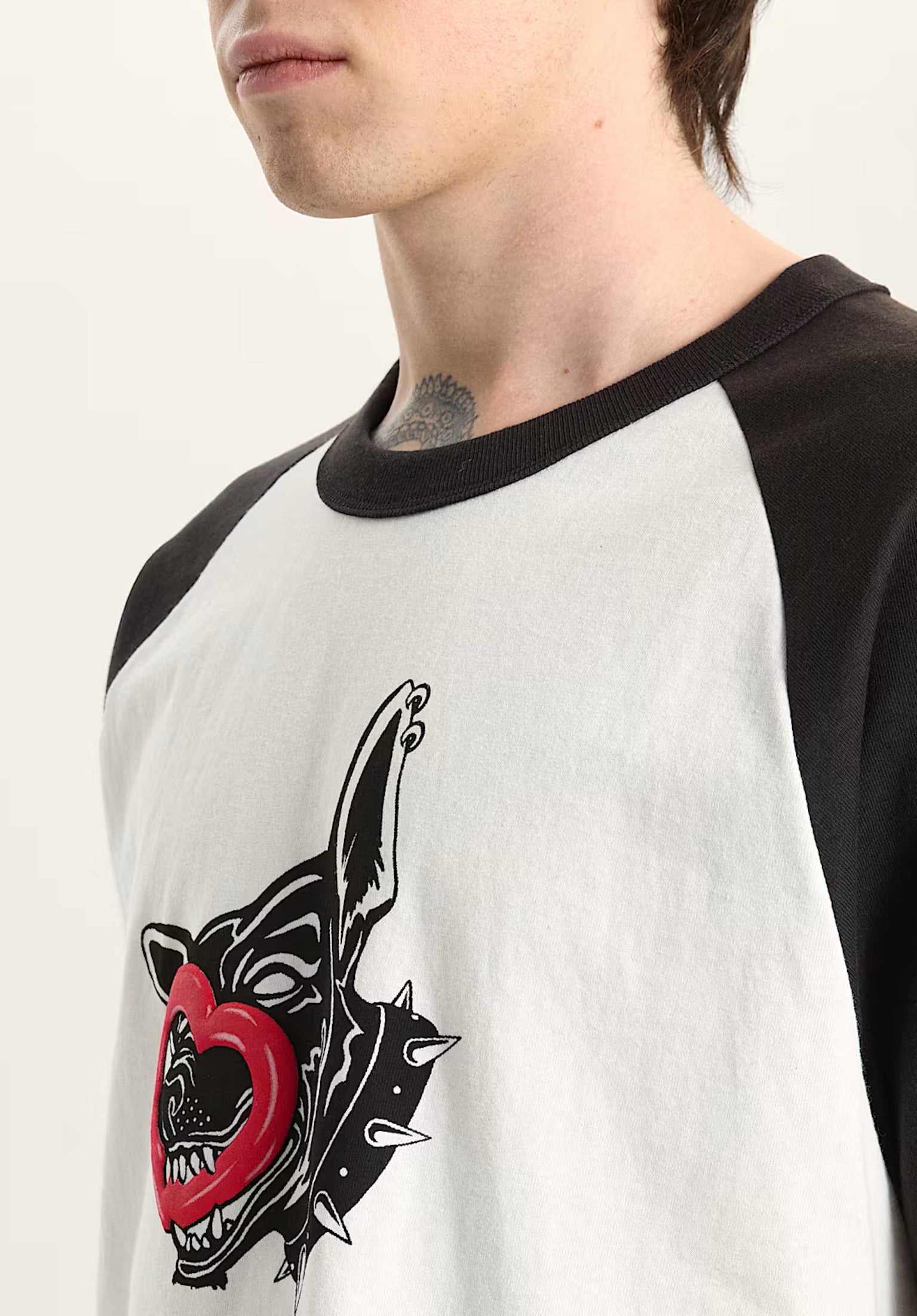 LX Dayana Dog Face Short Vans T-Shirt in white for men – TITUS