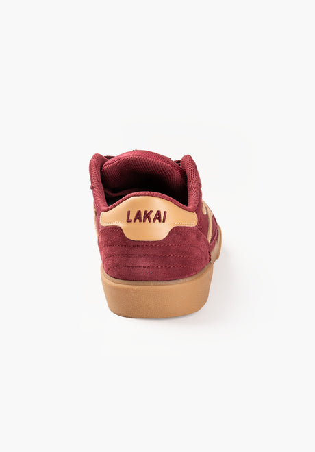 Cambridge burgundy-suede Closeup2