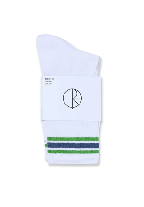 Rib Stripes white-green-blue Rueckenansicht