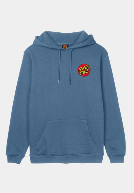Santa-Cruz Classic Dot Chest Sweat à capuche fadeddenim – Vue de dos