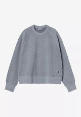 W' Torion Sweat office-bluegrind-wash Vorderansicht