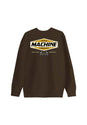 Overdrive Crew Heavyweight brown Vorderansicht