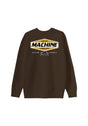 Overdrive Crew Heavyweight brown Vorderansicht