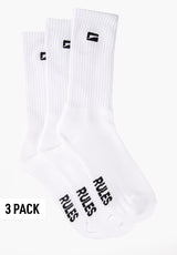 Emb Logo 3 Pack white Vorderansicht