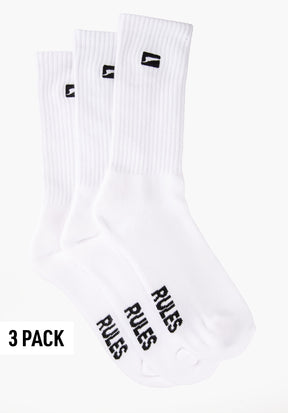 Emb Logo 3 Pack white Vorderansicht