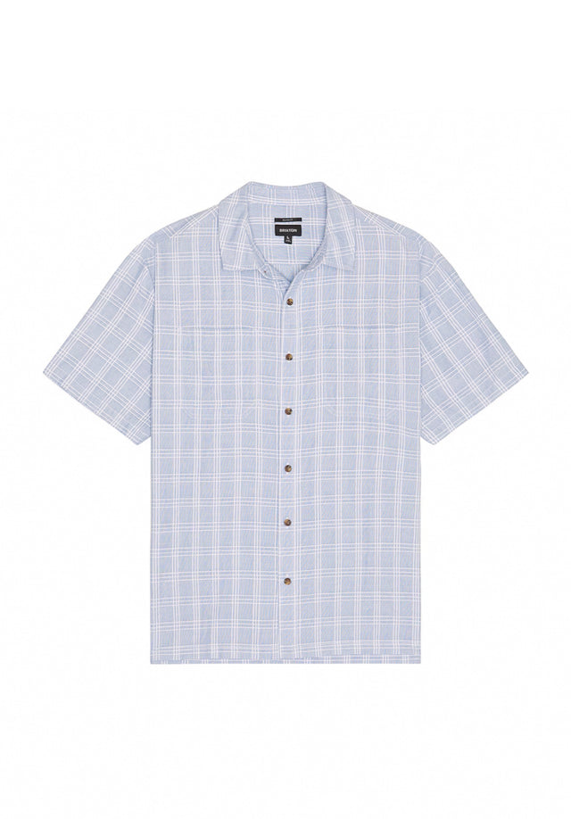 Cru Oxford Plaid lightblue-whiteplaid Vorderansicht