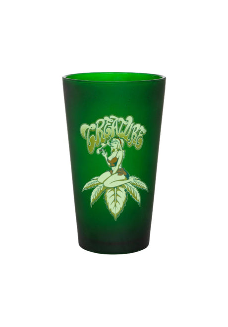 Top Shelf Pint Glass green Vorderansicht