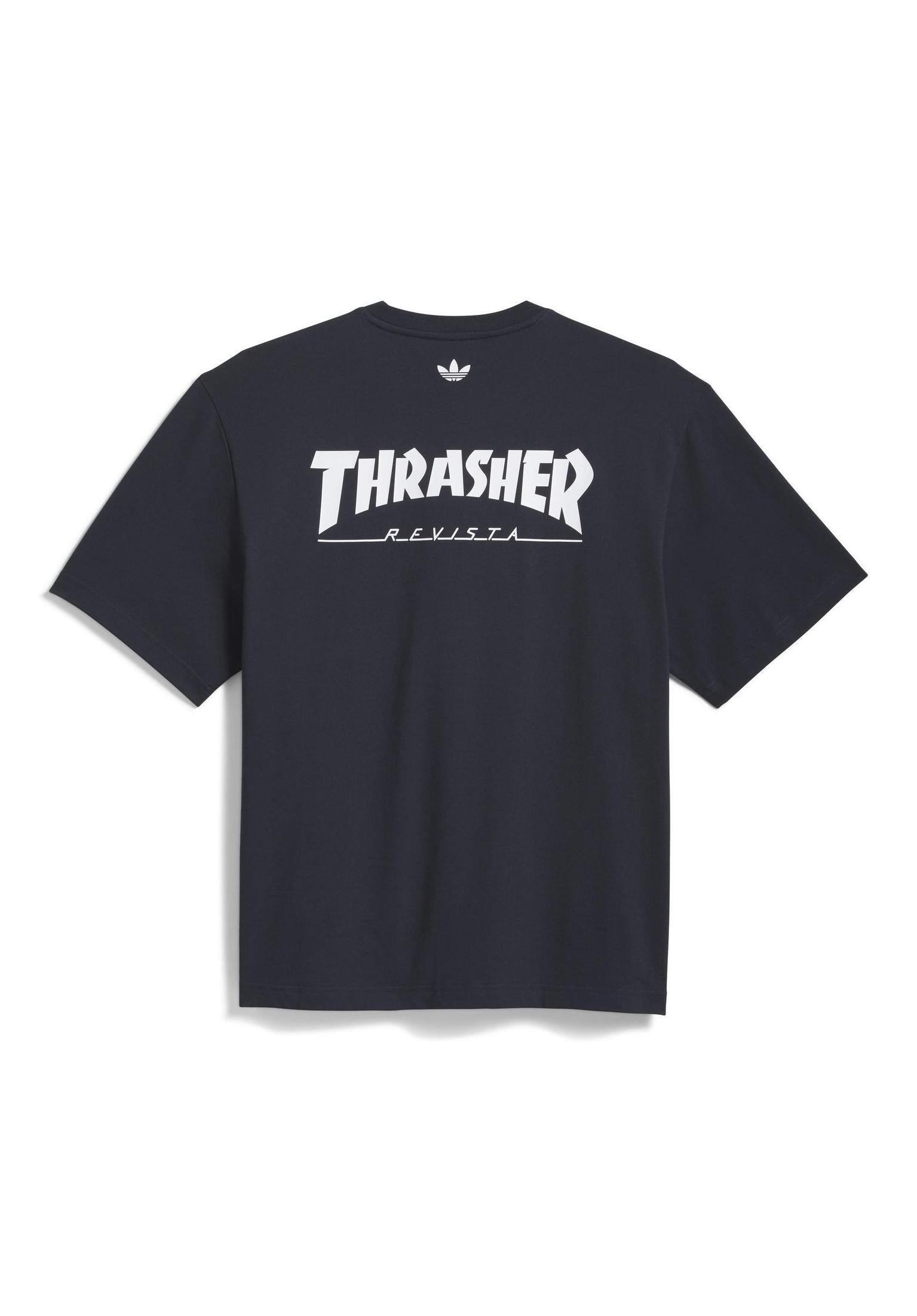 Thrasher x AFA Argentina adidas-skateboarding T-Shirt in navy for