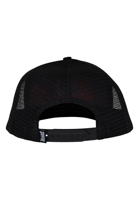x Cannibal Corpse 5-Panel Structured Mesh Snapback cardinal Rueckenansicht