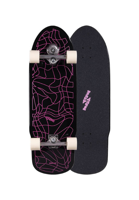 Arica High Performance Series Surfskate 33 black-pink Vorderansicht