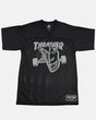 x Spitfire Thrash & Burn Football Jersey black Vorderansicht