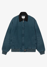 OG Santa Fe Jacket deeplagoon-blackstonecanvas Vorderansicht