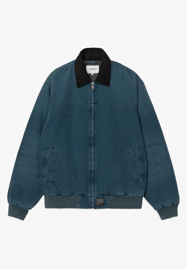 OG Santa Fe Jacket deeplagoon-blackstonecanvas Vorderansicht
