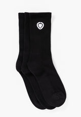 High Socks black-white Vorderansicht