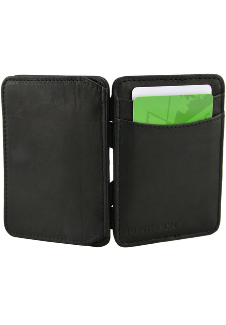 Magic Coin Wallet RFID black Seitenansicht