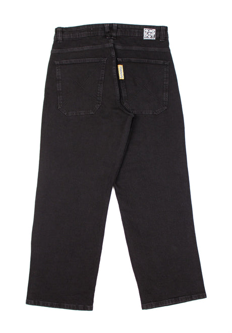 X-Tra Baggy Denim washedblack-ko Rueckenansicht