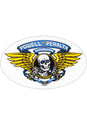 Winged Ripper 6.5 Sticker blue Vorderansicht