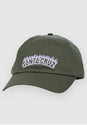 Burnt Collegiate Cap darkmoss Vorderansicht