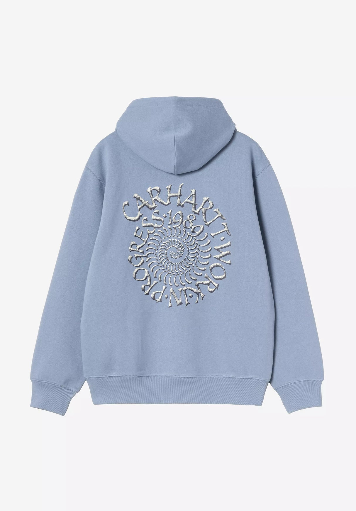 Spiral Sweat gentleblue Rueckenansicht