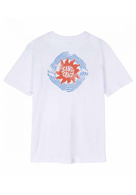 Santa-Cruz Sun Daze T-shirt white – Vue de face