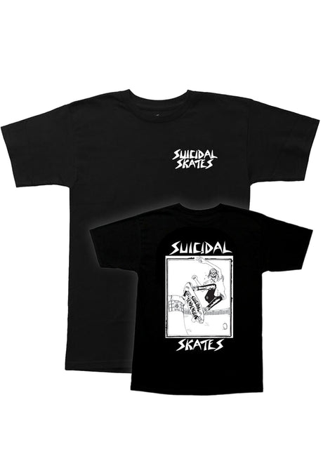 Suicidal Skates Pool Skater black-white Vorderansicht
