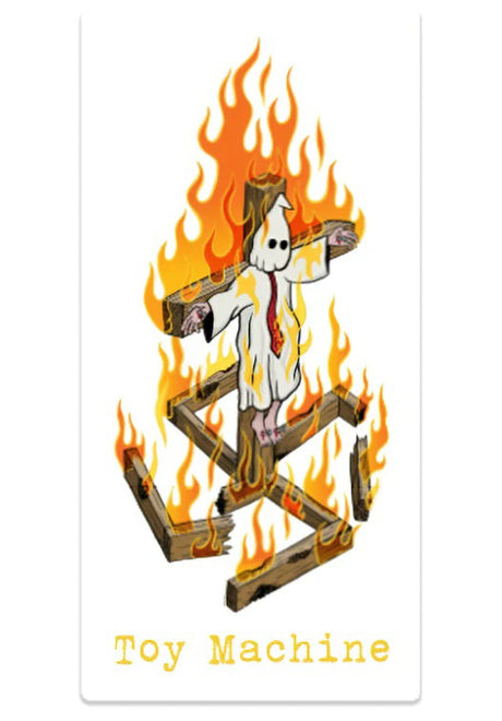 Charred Cross Sticker multicolored Vorderansicht