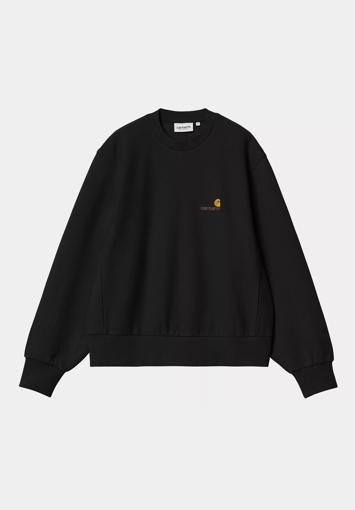 W' American Script black Vorderansicht