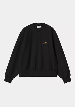 W' American Script black Vorderansicht