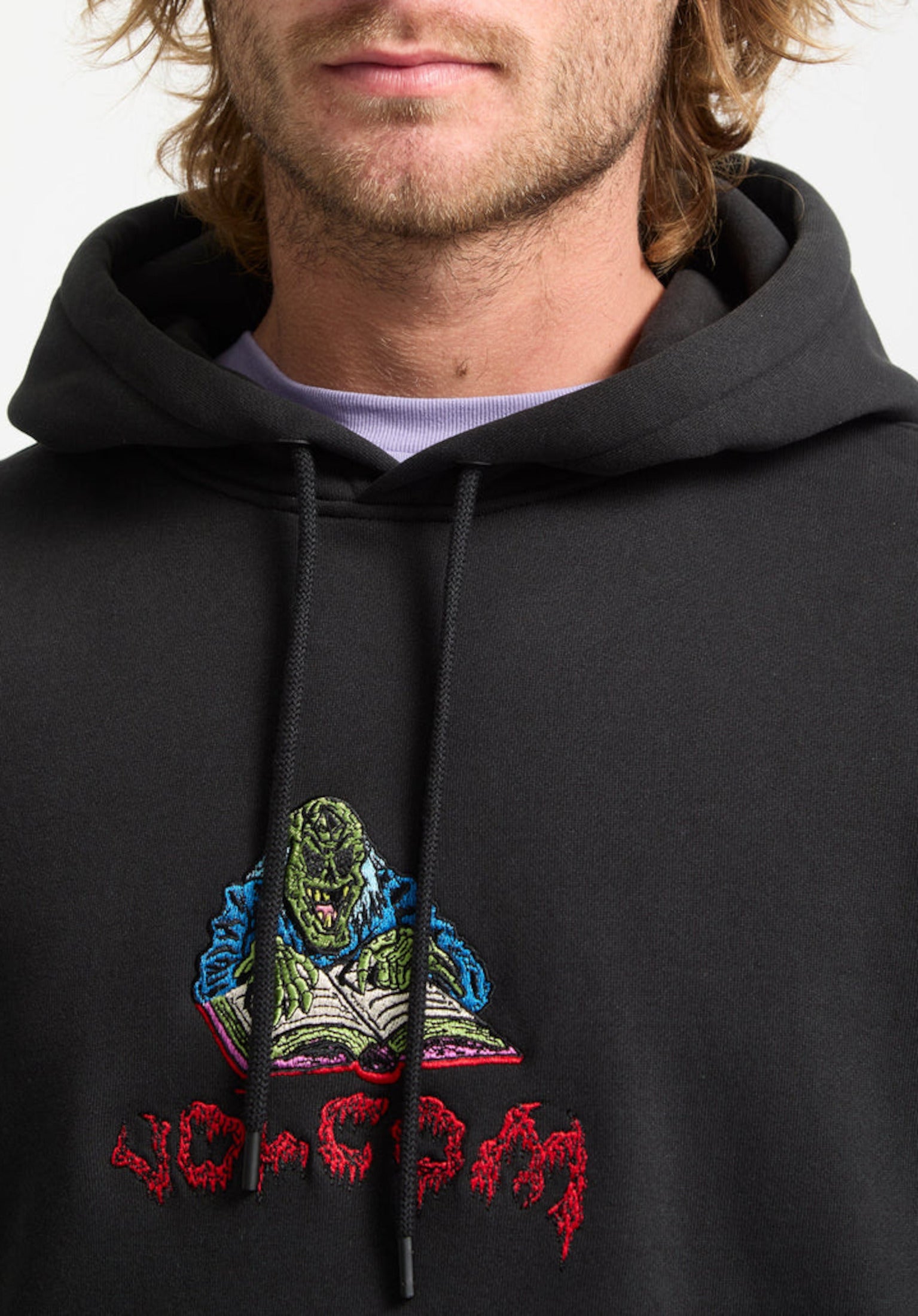 FA JJ Villard Volcom Hoodie in black for men – TITUS