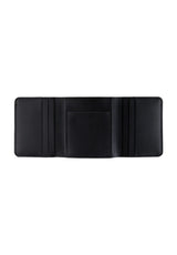 Span Tri-Fold Leather black Rueckenansicht