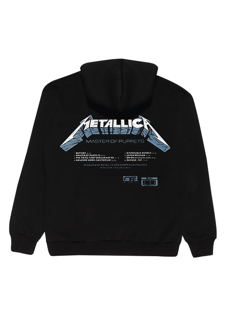 Metallica - Master of Puppets black Rueckenansicht