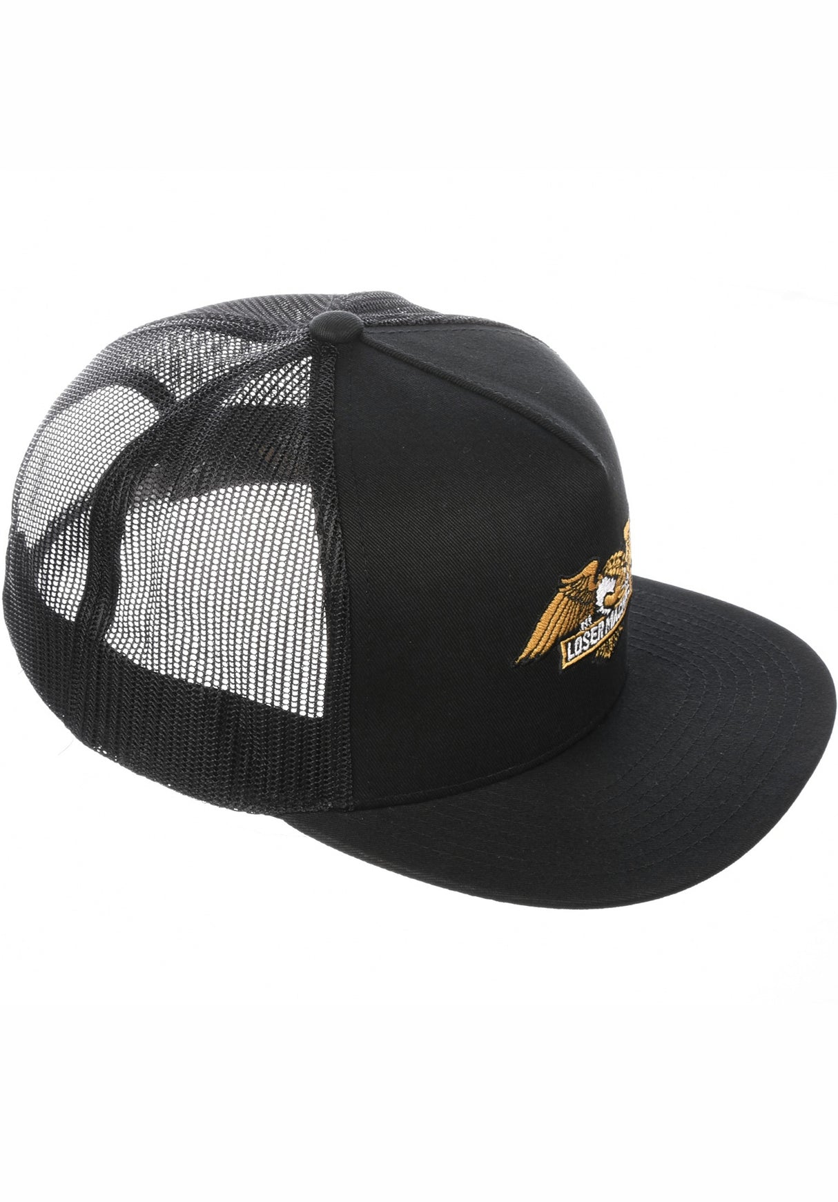 Wings Trucker black Closeup2