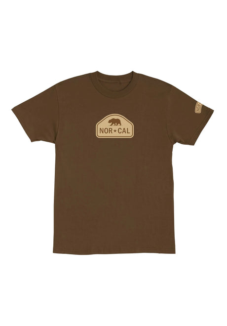Norcal Ranger T-Shirt dark-chocolate – Front view