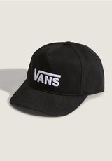 Drop V Logo Snapback Kids black Vorderansicht